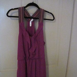 New, Xhilaration Racerback Fuschia Dress, Sz. L